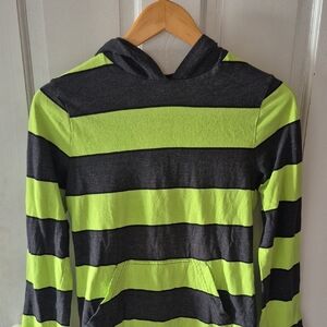 Striped Green and Black Boy's Sweater